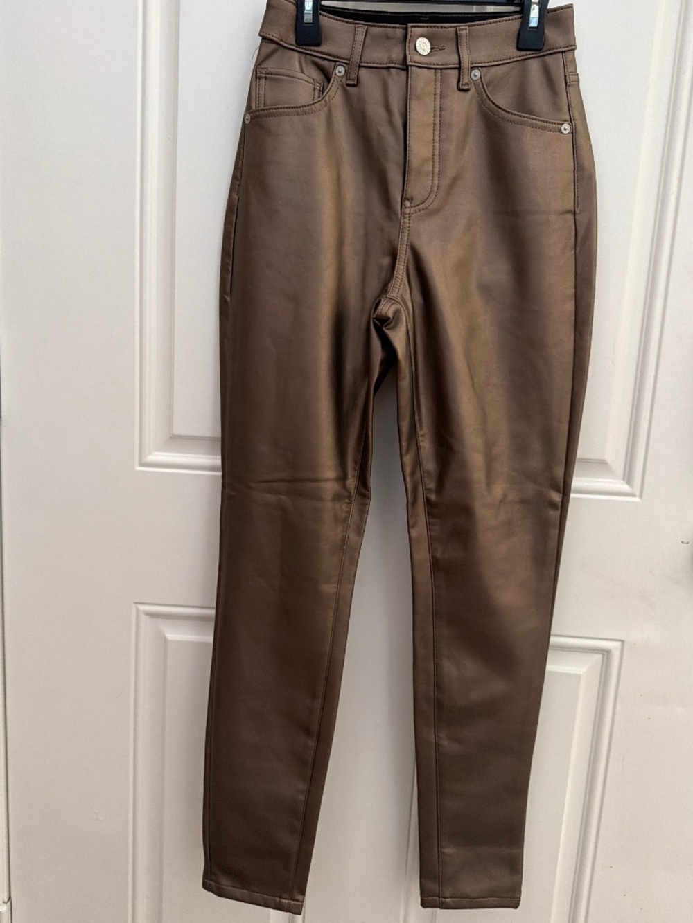 High Rise SkinnyLeg Slacks